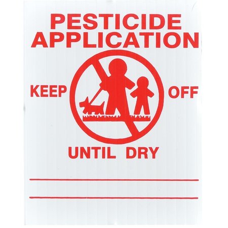 GEMPLERS GEMPLER'S Florida Lawn Pesticide Application Signs P45RU25 W/R 4V-300